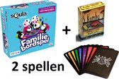 Squla Familiebordspel voor groep 4-8 + ouders - Educatief Bordspel Leerzaam Speelplezier + Kumbu Kaartspel -gezelschapsspel - Educatief spel - Verbetert taal, rekenen, geschiedenis