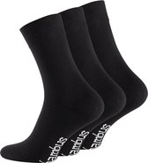 Vincent Creation® Premium BAMBOE Unisex sokken 3 stuks zwart 39/42