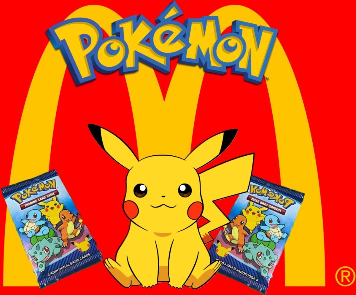 10 x Pokémon Mcdonald's 25th anniversary pokemon booster pack