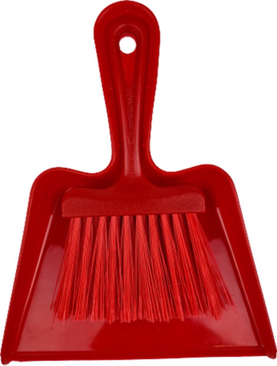 Goedkoopste Auto Stoffer en Blik - Rood - Kunststof - Schoonmaak artikelen - Auto schoonmaak