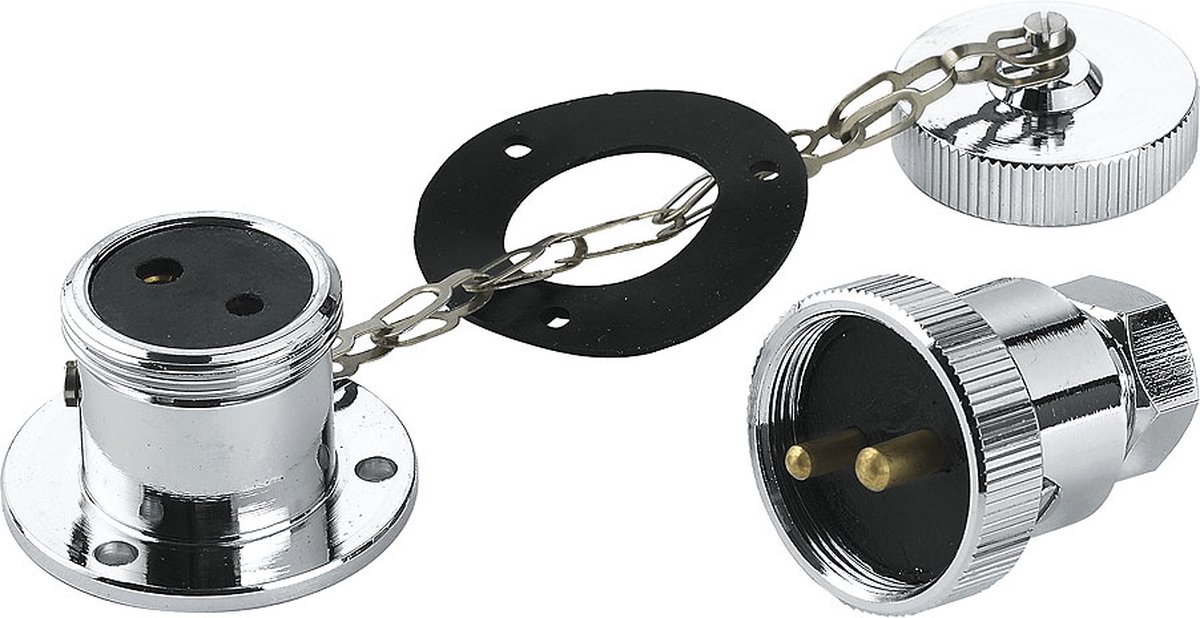 Stekker & stopcontact 2pin