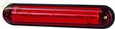 Zijmarkeringslamp Rood, Contourlamp Ovaal, 12/24 Volt, Led, Horpol