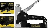 Benson Veelzijdige handtacker set - Inclusief 3 soorten nietjes en opbergkoffer