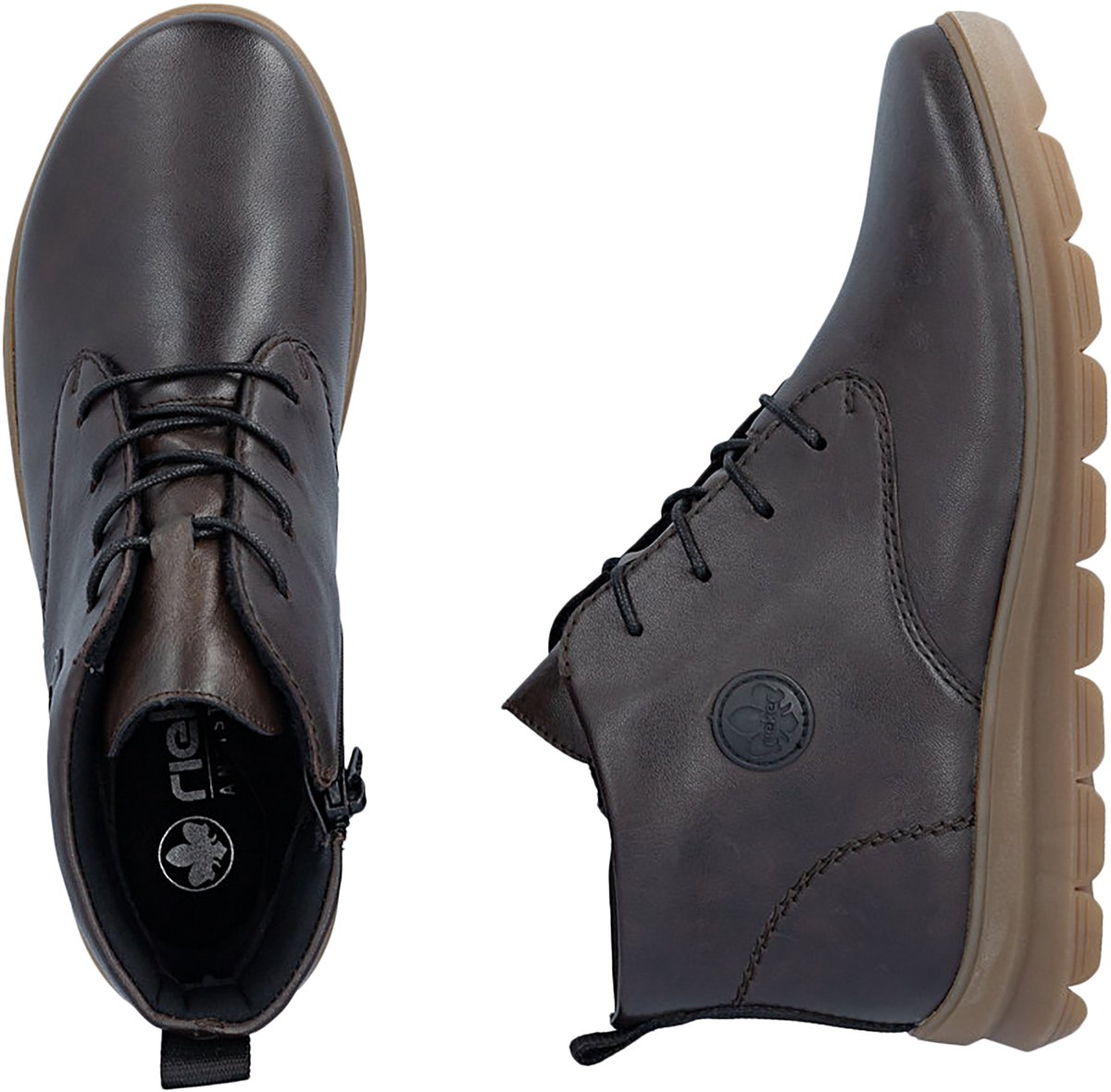 Hoge sneakers van leer, model Cuba