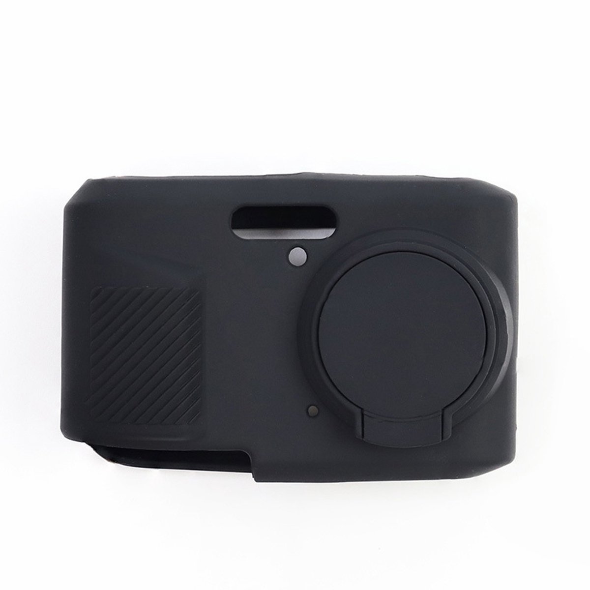 LISM-Siliconen beschermhoes Geschikt voor Kodak FZ45 camera, FZ45 cameratas met beschermriem, zachte buitenkant, kras- en schokbestendig, digitaal accessoire - zwart.