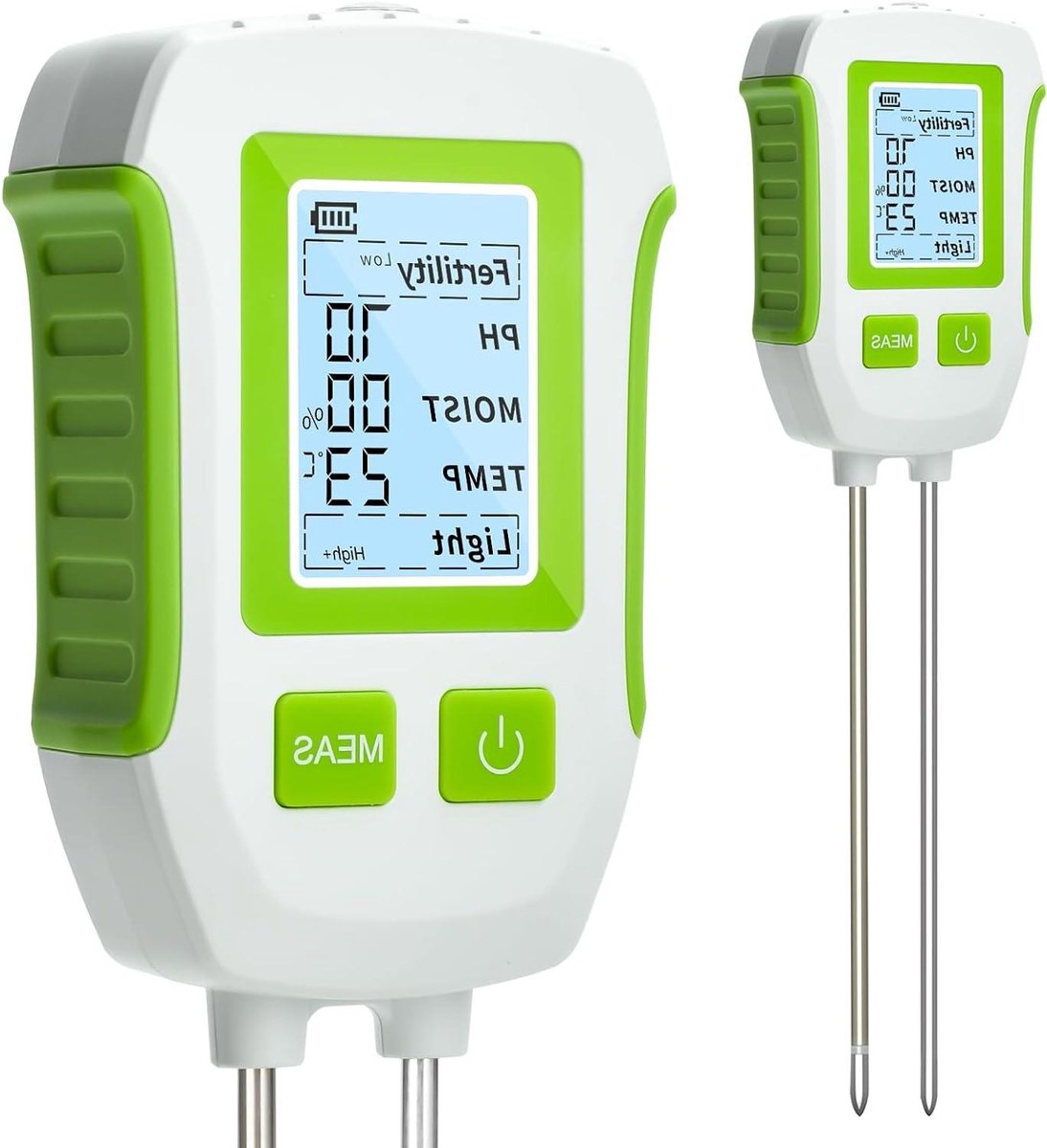 Bodemtester 5-in-1 - Plantenmeter Vochtigheid - Planten Verzorgen - Hoge Precisie Meting - 25.2 cm - Zwart