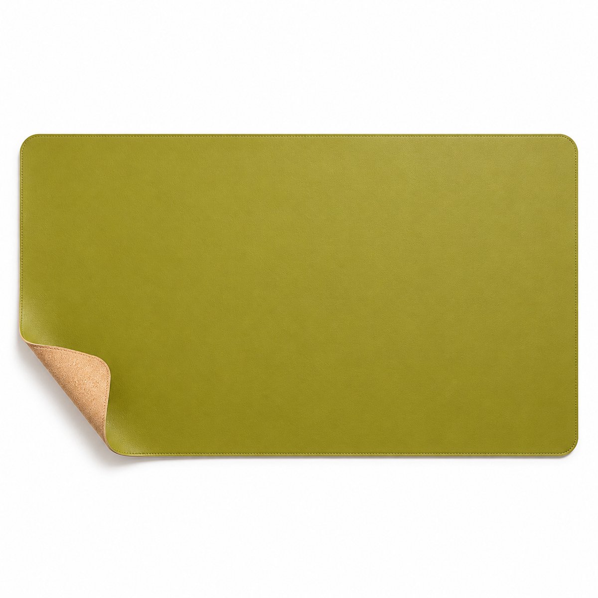 VHV - Bureauonderlegger 100 x 50 cm - PU-leer - Groen