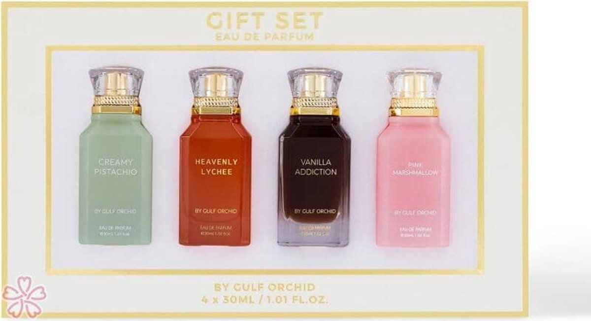 GULF ORCHID FLIRT EDITION GESCHENKSET 4 X EAU DE PARFUM 30 ML