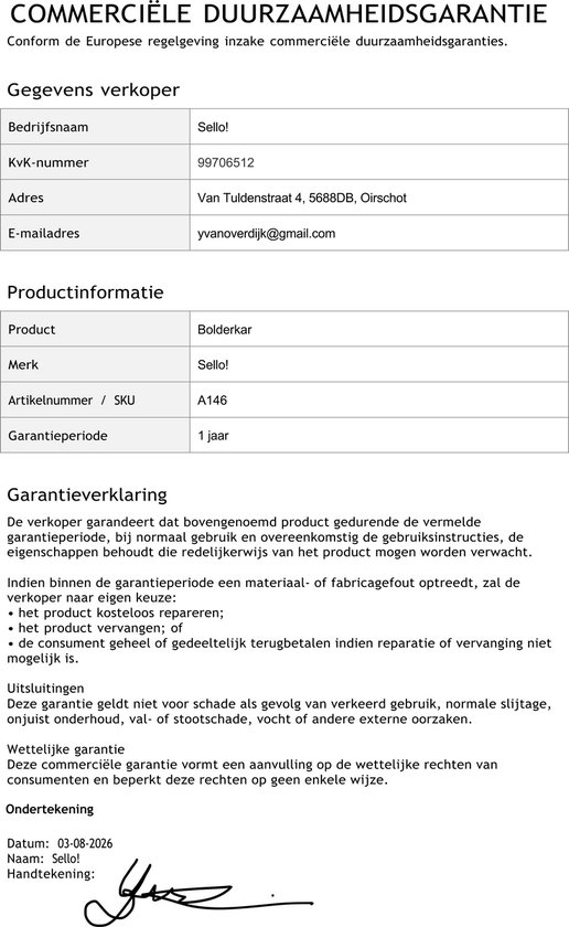 ! bolderkar - opvouwbaar - kamperen - tuinieren - 100 liter - 75kg laadvermogen - 360° draaibare voorwielen - verstelbar handgreep van Bolderkar Opvouwbaar — afbeelding 5