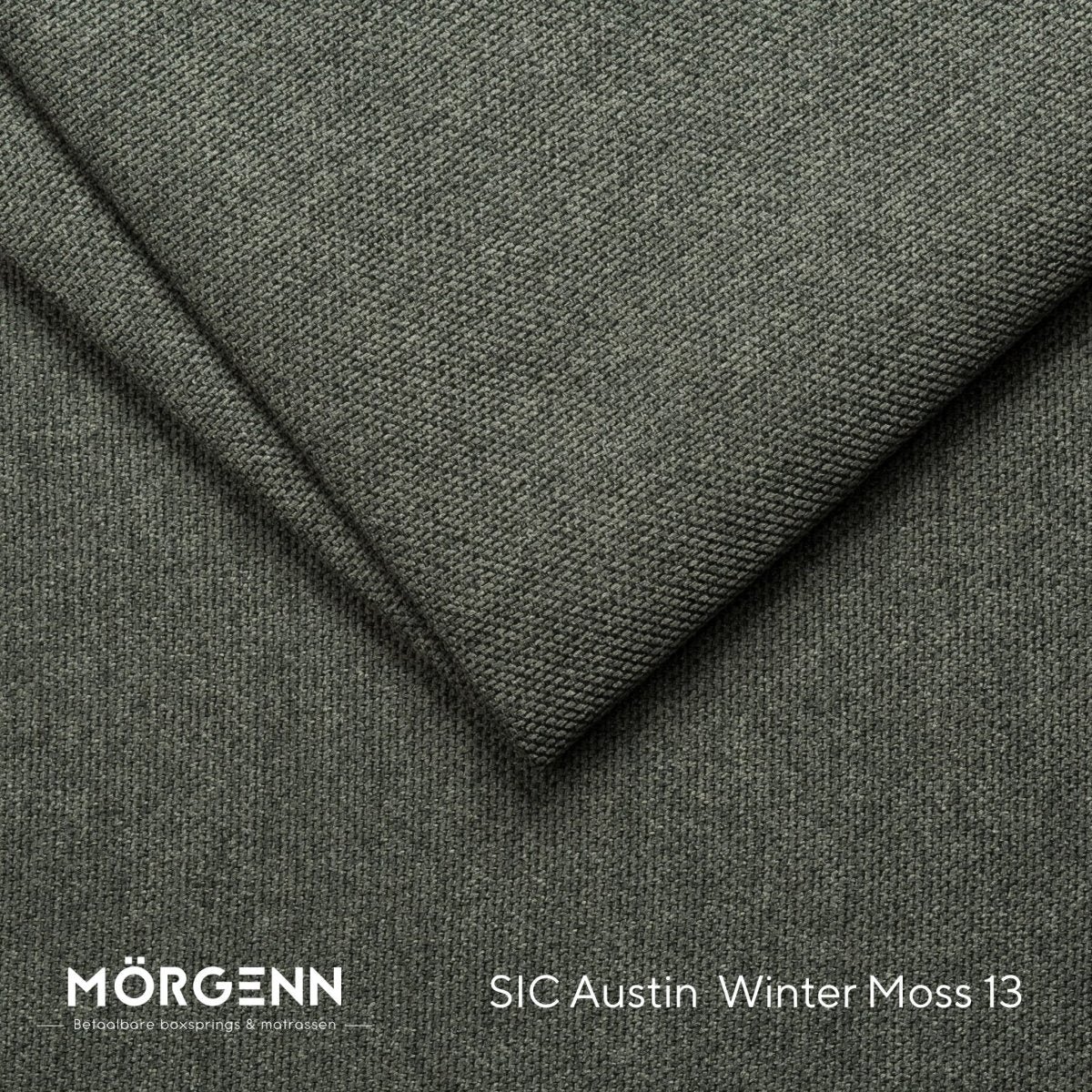 Mörgenn SIC Austin Stofstaal - Meubelstof voor Boxspring en Bed - Winter Moss 13