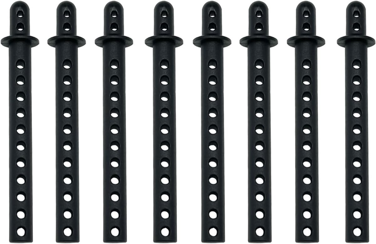 8 stuks 68 mm kunststof carrosserie post RC auto shell mounts compatibel met 1/10 4WD afstandsbediening auto off-road buggy truck