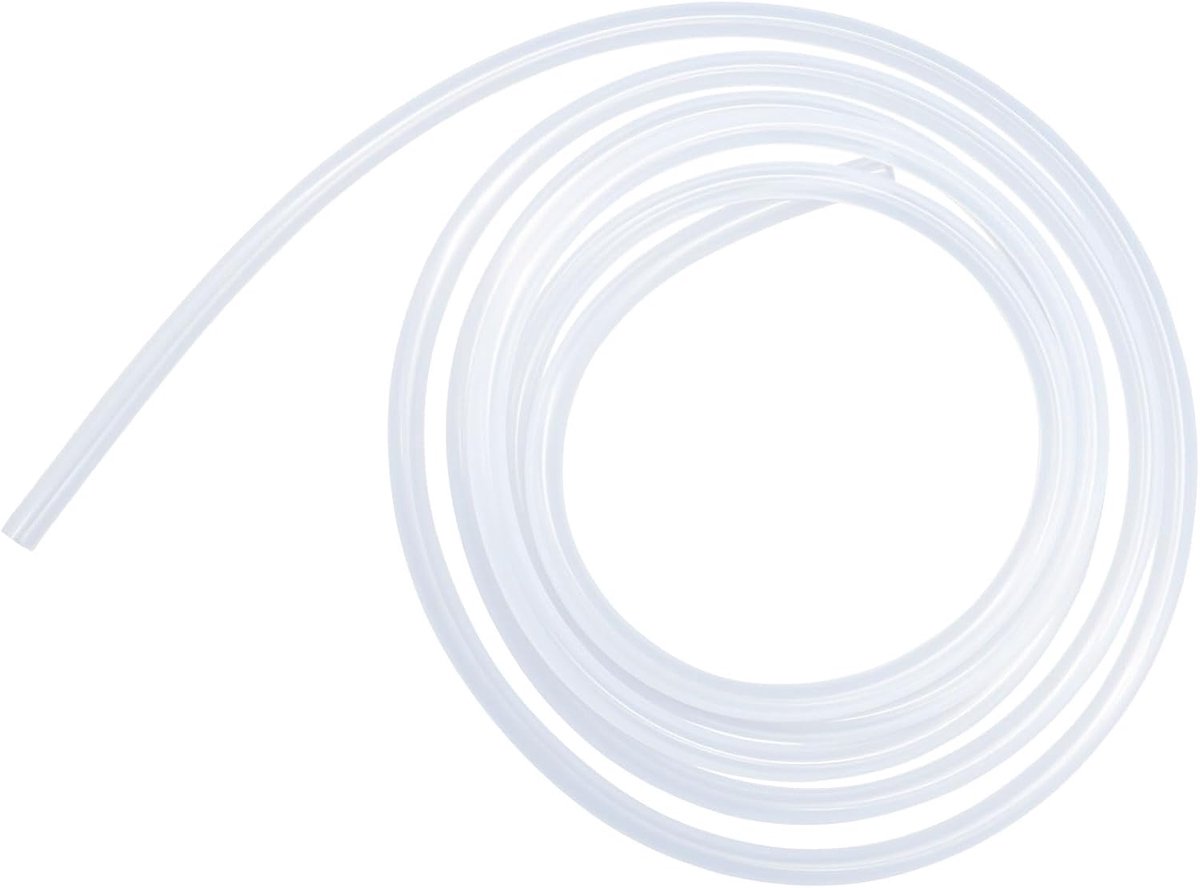 siliconen buis voedingskwaliteit slangen maat 4mm x 7mm, lengte 4m (1,31ft), dikte 1,5mm, flexibele rubber siliconen slang voor luchtslangen waterleidingen