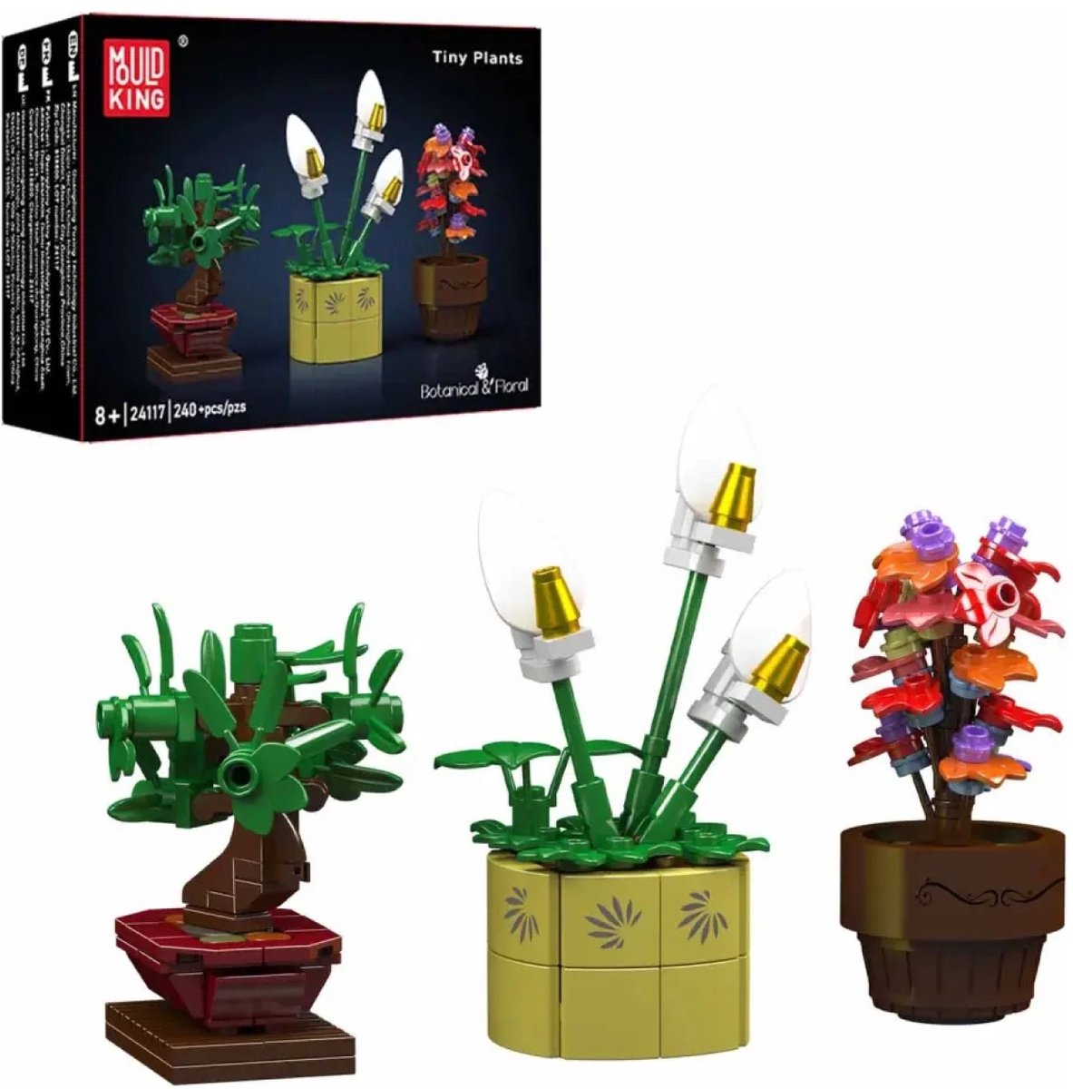 Mould King Mini Plantenpotjes Set 24117