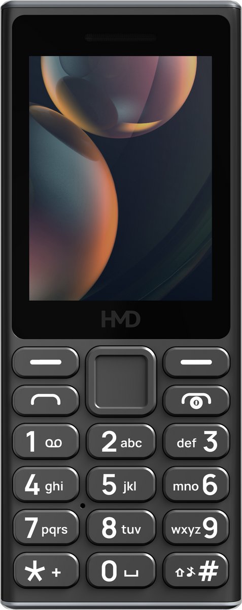 HMD 105 – Mobiele Telefoon – 4G – Dual SIM – FM Radio – MP3 Speler – Zaklamp – Zwart