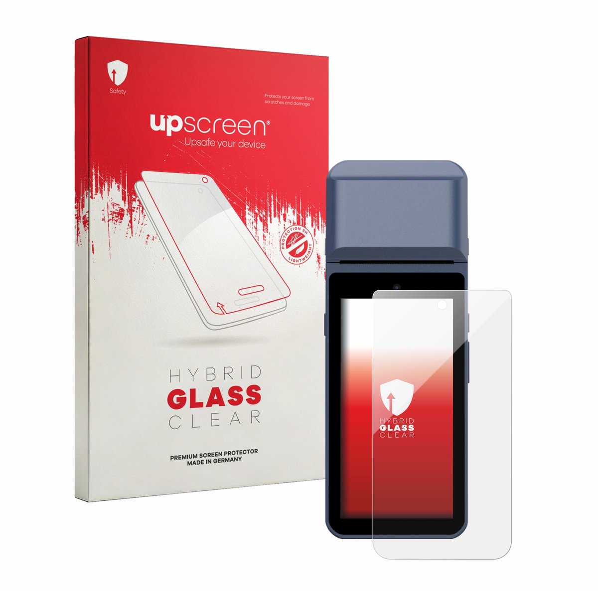 upscreen - Screenprotector voor Pax M9200 - Folie Beschermfolie Beschermglas transparant