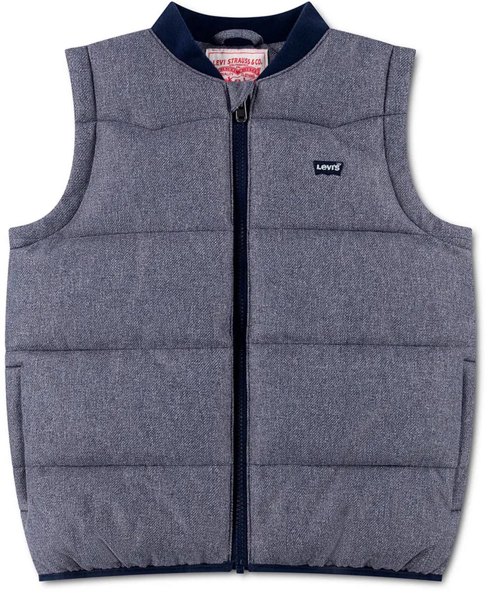 Levi´s ® Kids Batwing Emb Puffer Vest Blauw 10 Years Jongen