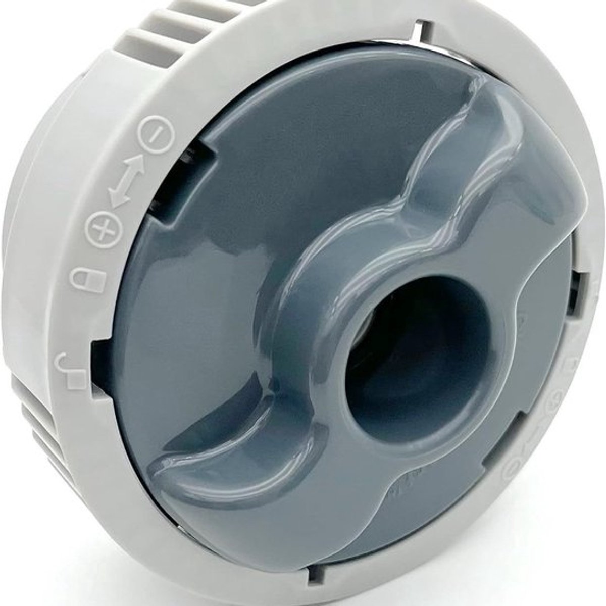 Chloordispenser voor chemisch zwembad - PVC - voor waterkwaliteit - grijs