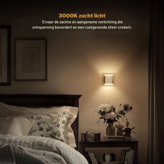 ZRNS® Nachtlampje Stopcontact - Stopcontactlampje - Bedlamp Slaapkamer - Met Schermeringssensor - 3 Kleurtemperaturen - 2 Stuks van Zrns — afbeelding 4