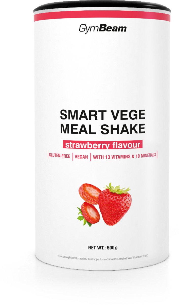 GymBeam Smart Vege Maaltijdshake 500 g vanille