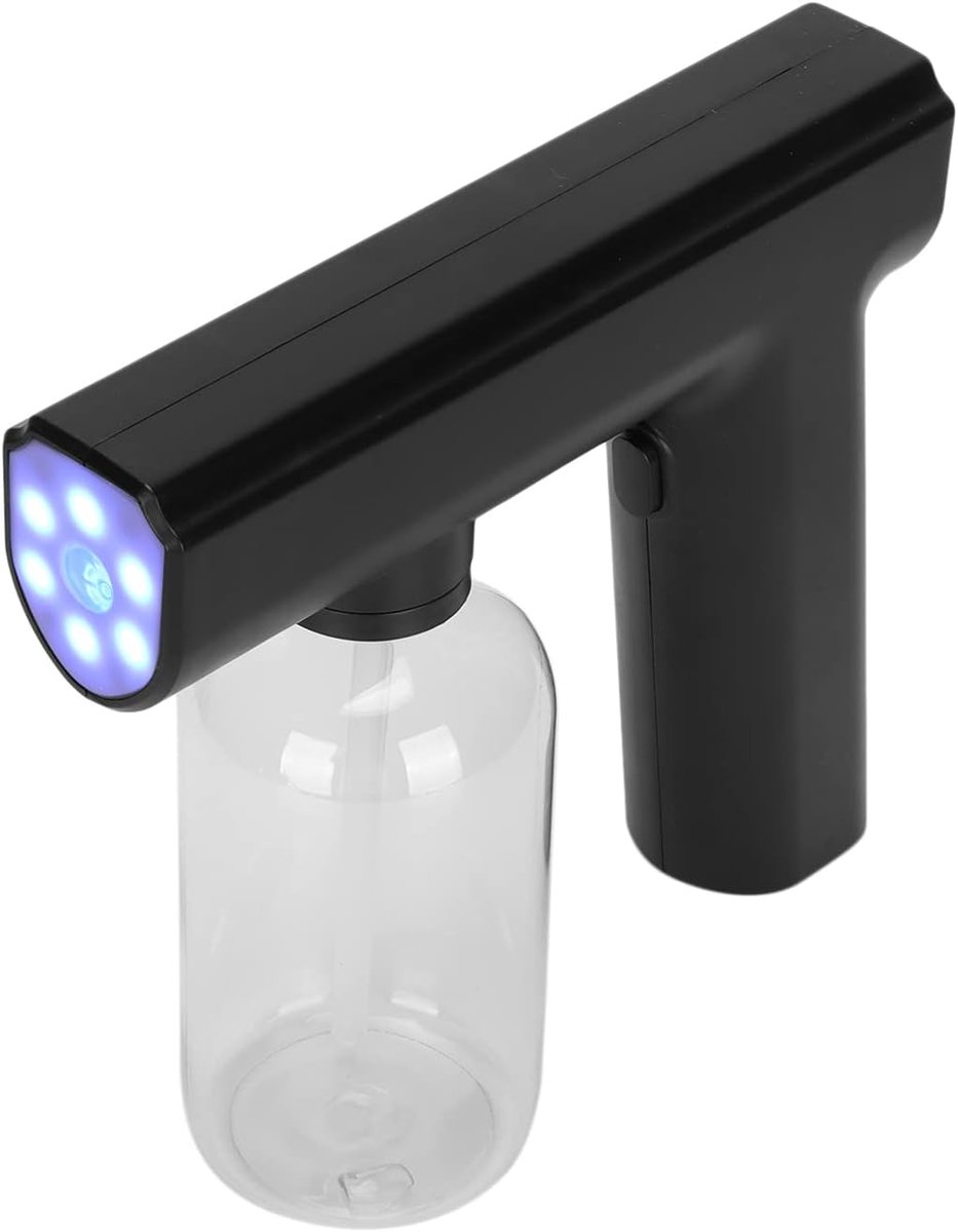 SnelShoppen - Handheld Verstuiver Gun Fogger, 12 Oz Elektrische Draagbare Mistsproeier, Oplaadbare Nanometer-Sproeimachine voor Thuis, Kantoor, School