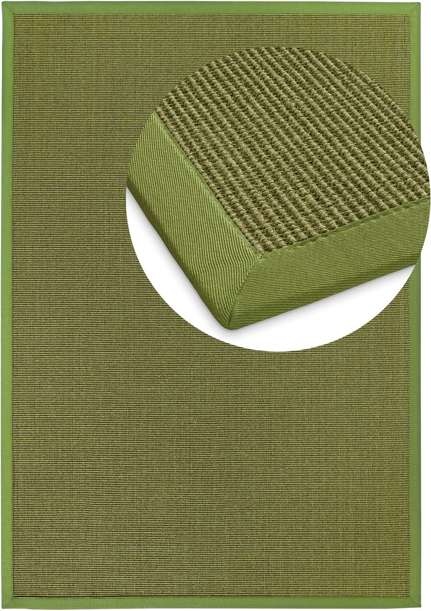 Vloerkleed Sisal Mara S2 avocado 240x340cm
