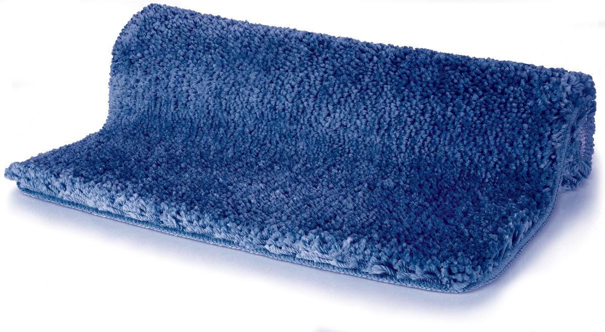 Spirella Badmat – Microvezel Badkamermat met Antislip Onderzijde – Zachte Badmatten met Lange Pool van 40 mm