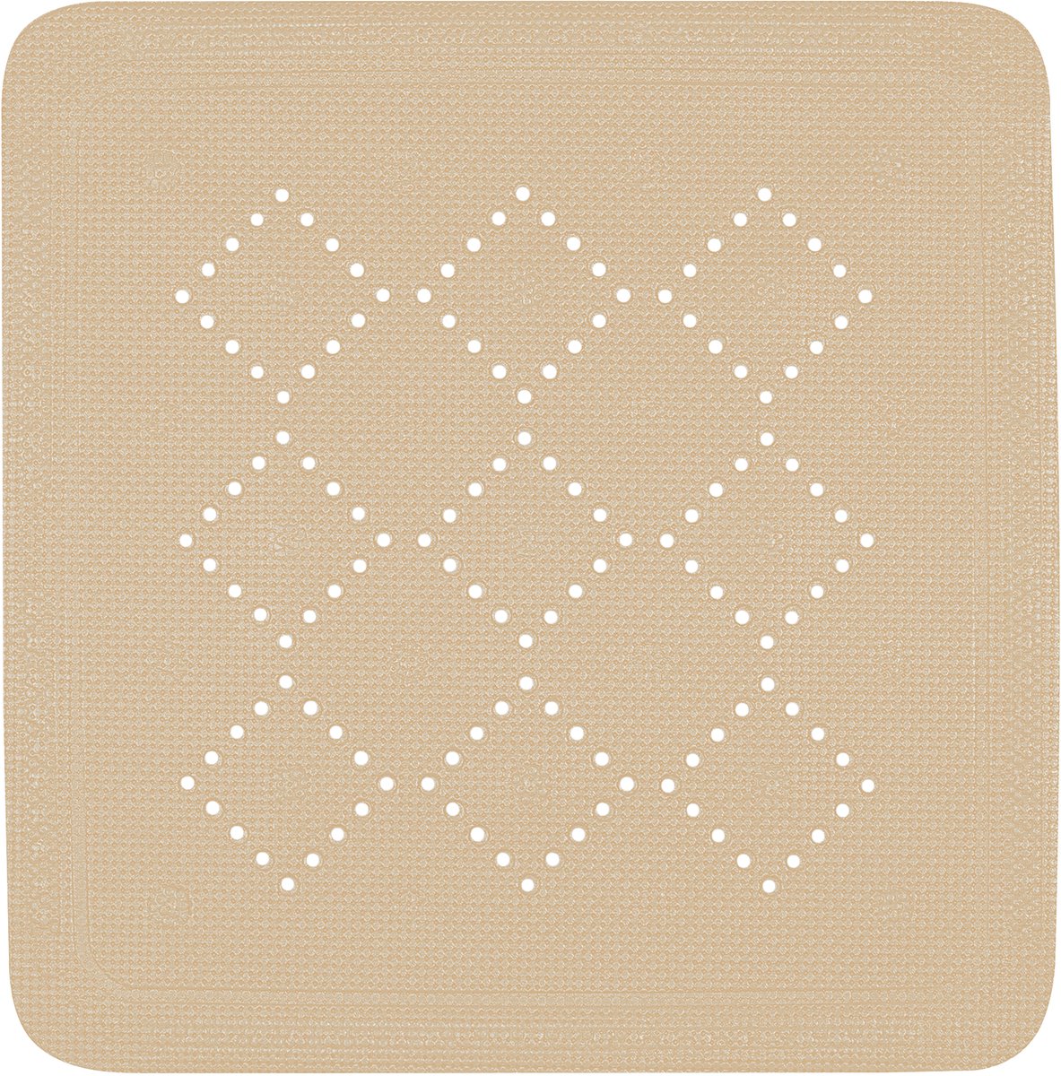 Spirella Antislip Douchemat - Badmat Antislip met Afvoergat en Ophanghaken - Douchevloermat Douchematje voor Douche en Badkamer