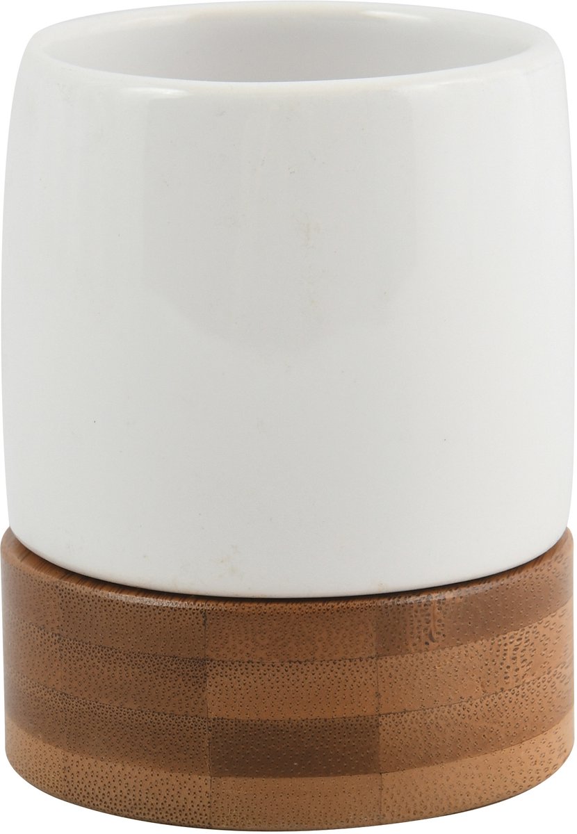 MSV Tandenborstelhouder TALLINN – Tumbler Badkamer voor Tandenborstel en Tandpasta Houder – 7,5 x 9,2 cm