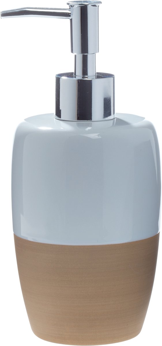 Spirella Siena Zeepdispenser – Zeeppomp voor Badkamer en Keuken – Lotion Dispenser – Elegante Zeephouder met Praktische Dosering