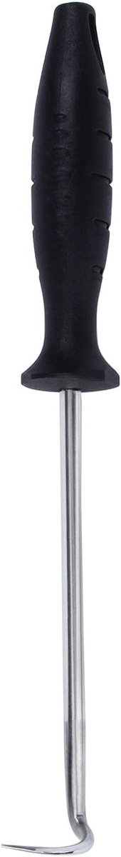 BIGSUNNY Heavy Duty varkensstaart voedsel Flipper, roestvrij staal grillen vlees haak, grote 12 inch