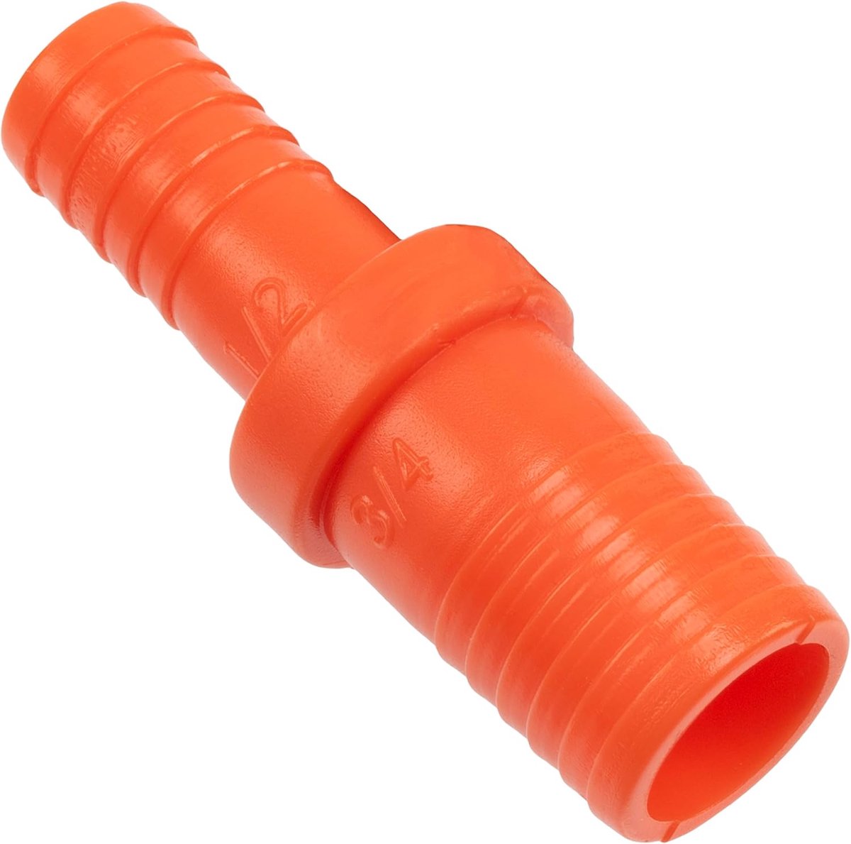 - Set van 8 geribbelde verloopstukken 3/4“x1/2” voor tuinslang | van kunststof | verloopmof voor irrigatiesysteem, uitrusting, tuinaccessoire