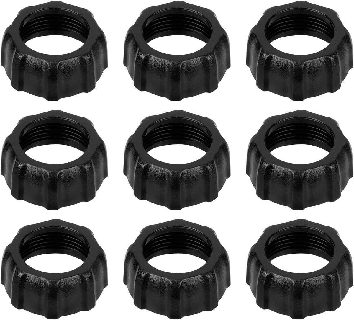 9 St Spanmoer voor Vervangende Autohouder, Plastic Vervangende Autohouderschroef Telefoonhouderonderdelen Spanmoer voor Camera Camcorder Telefoon
