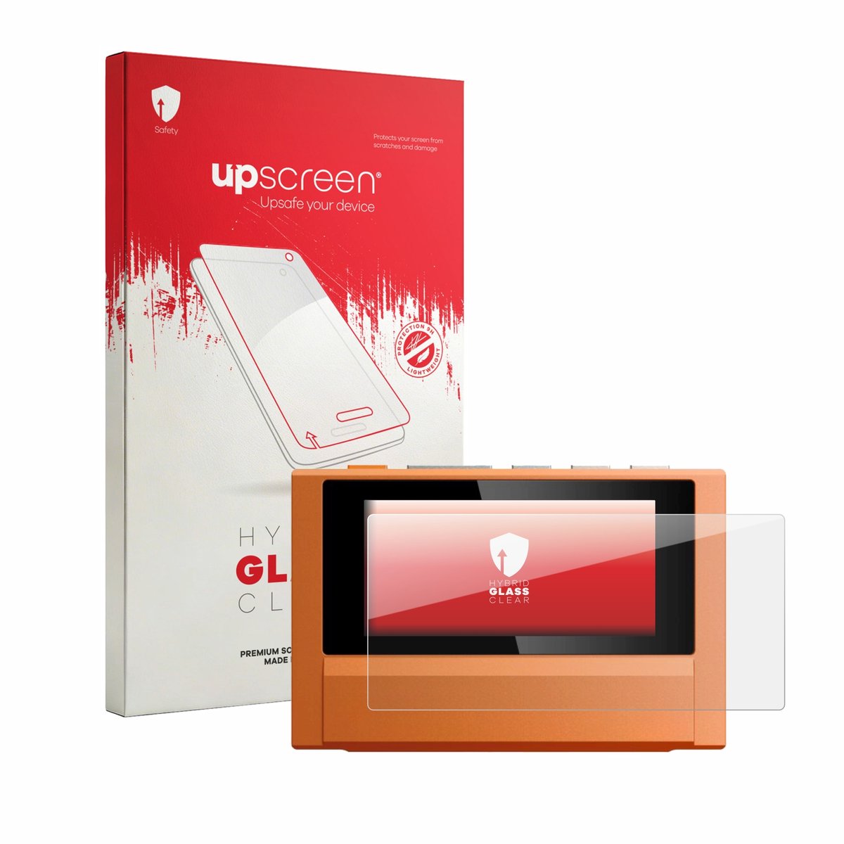 upscreen - Screenprotector voor FiiO SnowSky Echo - Folie Beschermfolie Beschermglas transparant