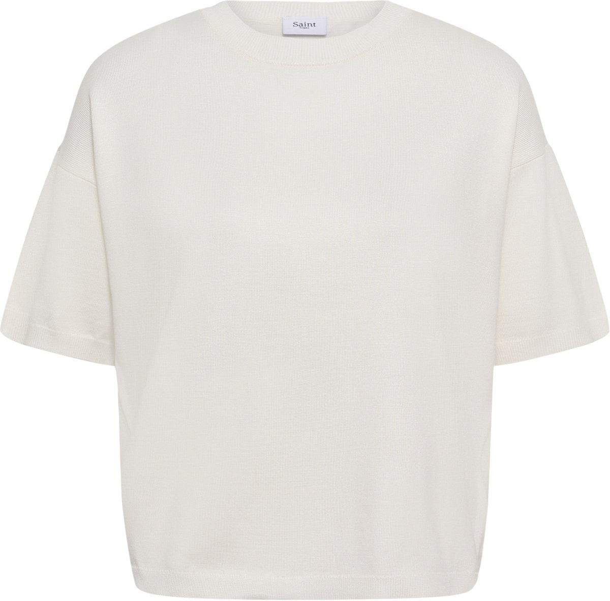 Saint Tropez MilaSZ Boxy SS Pullover Dames Trui - Ice