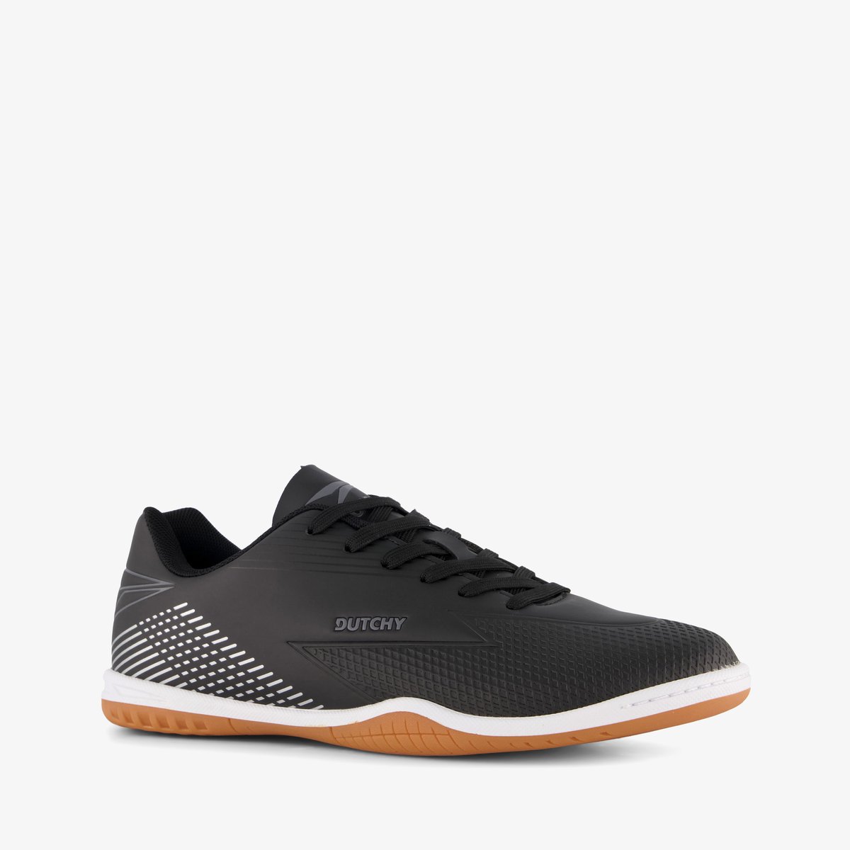 Dutchy IC kinder zaalschoenen zwart - Gymschoenen - Maat 36 - Uitneembare zool