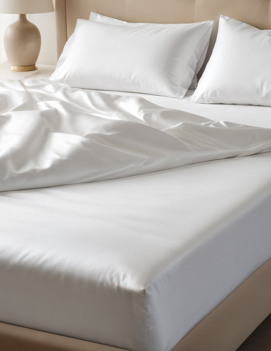 Zijden Hoeslaken inSilk voor topdek matras 2-persoons 180 x 200 cm - 100% Puur Zijde