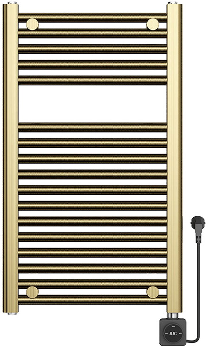 Wiesbaden Elara Smart WiFi Radiator 76,6 x 45 cm - Geborsteld Messing