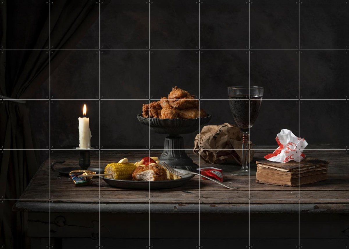 IXXI Chicken Anybody, Igor Swinkels - 140 x 100 cm - Gratis ophangtool - Grote wanddecoratie en posters - Fotografie, Woonkamer, Keuken, Eetkamer