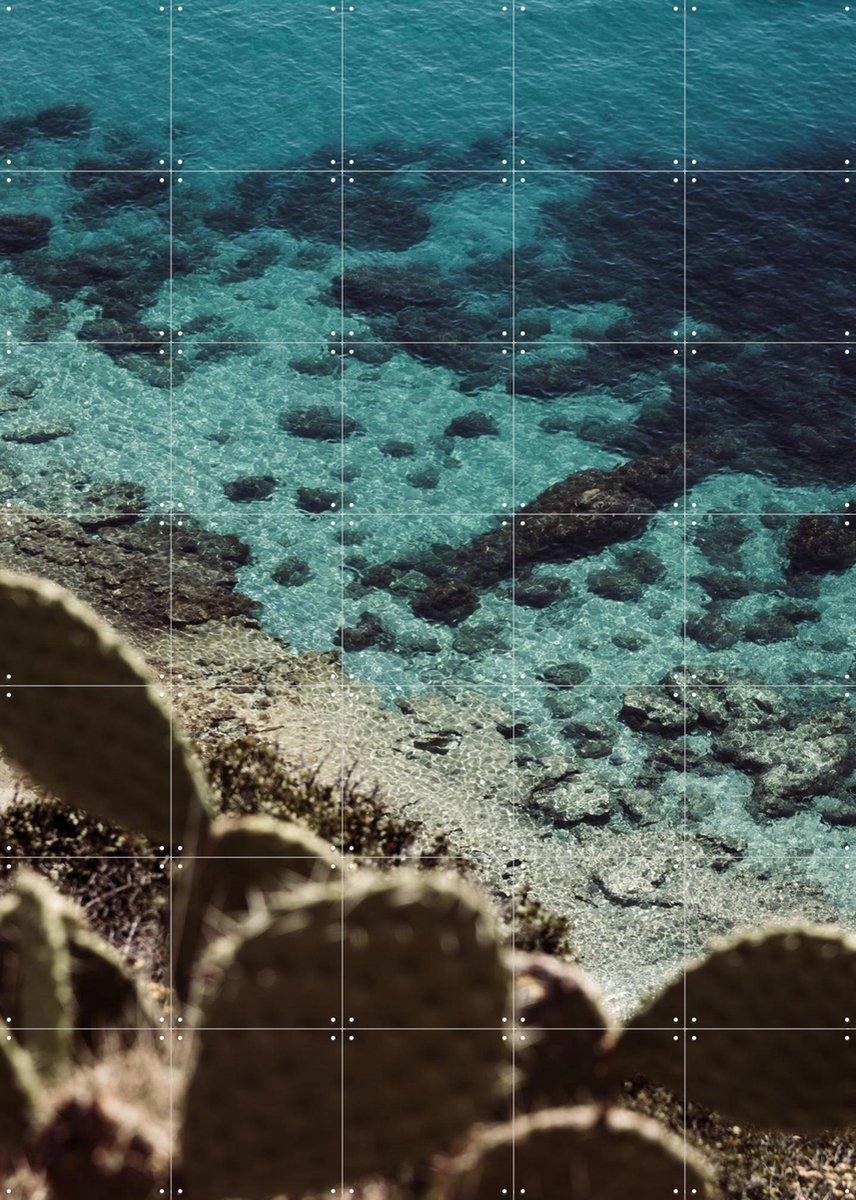 IXXI Coast In Italy, Photolovers - 100 x 140 cm - Gratis ophangtool - Grote wanddecoratie en posters - Fotografie, Naturalisme, Realisme, Woonkamer