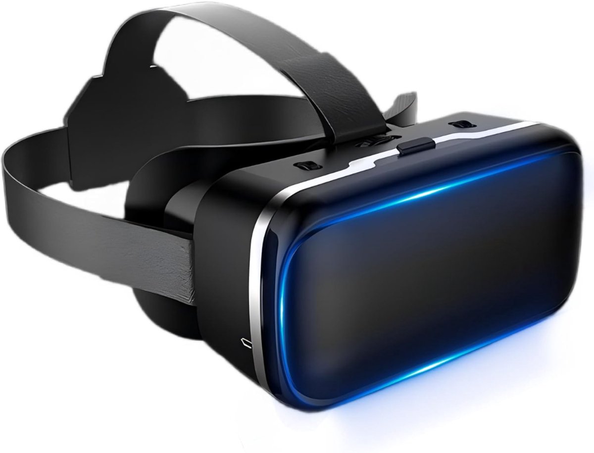SNJY® VR Bril - VR Headset - VR-Brillen - 4-6,8 Inch - Zwart