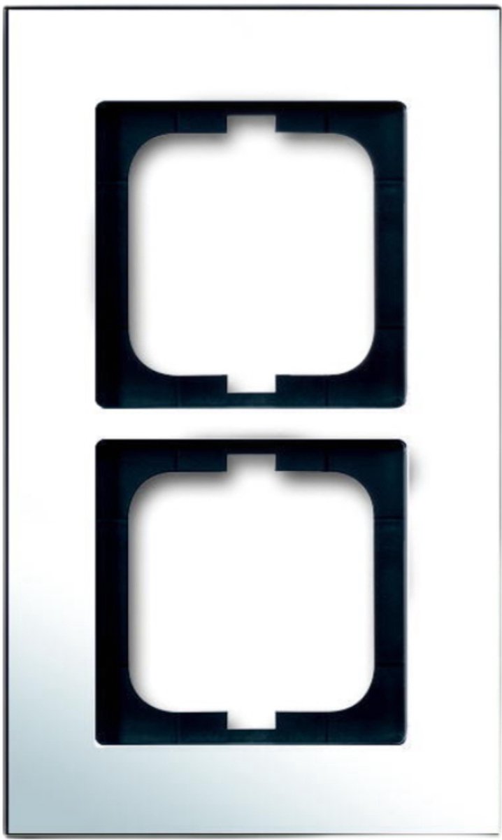 ABB Busch-Jaeger 1722-826-101 BJ AFDEKRAAM 2V C-CHROOM VLAK