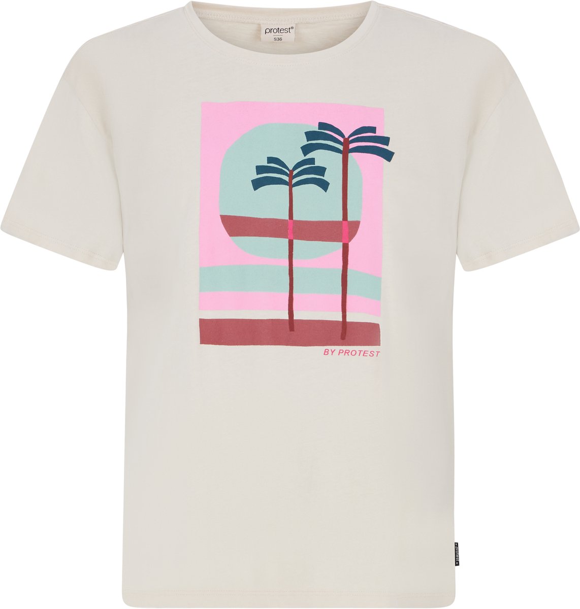 Protest PRTGLASSY – T-shirt Dames Kitoffwhite