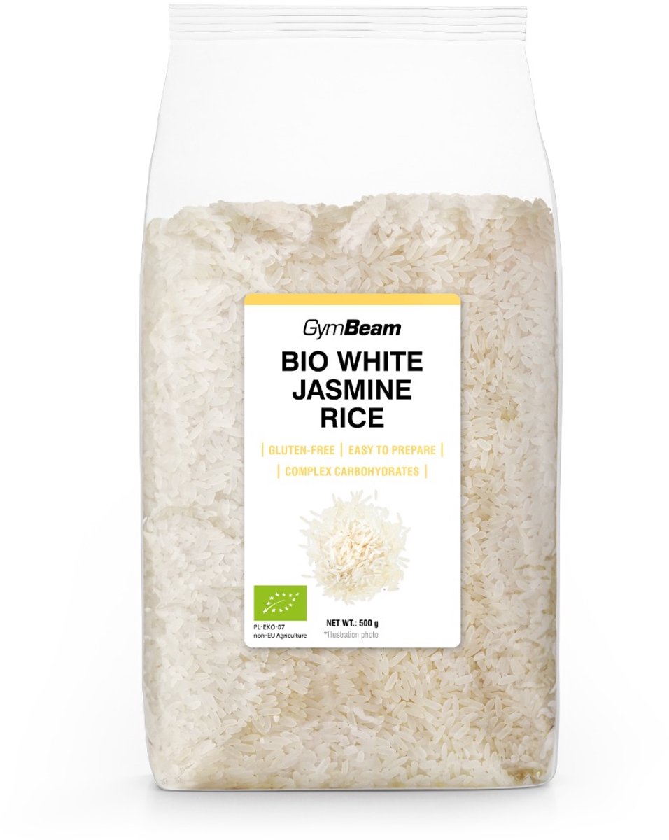 GymBeam BIO Witte Jasmijn Rijst 500 g