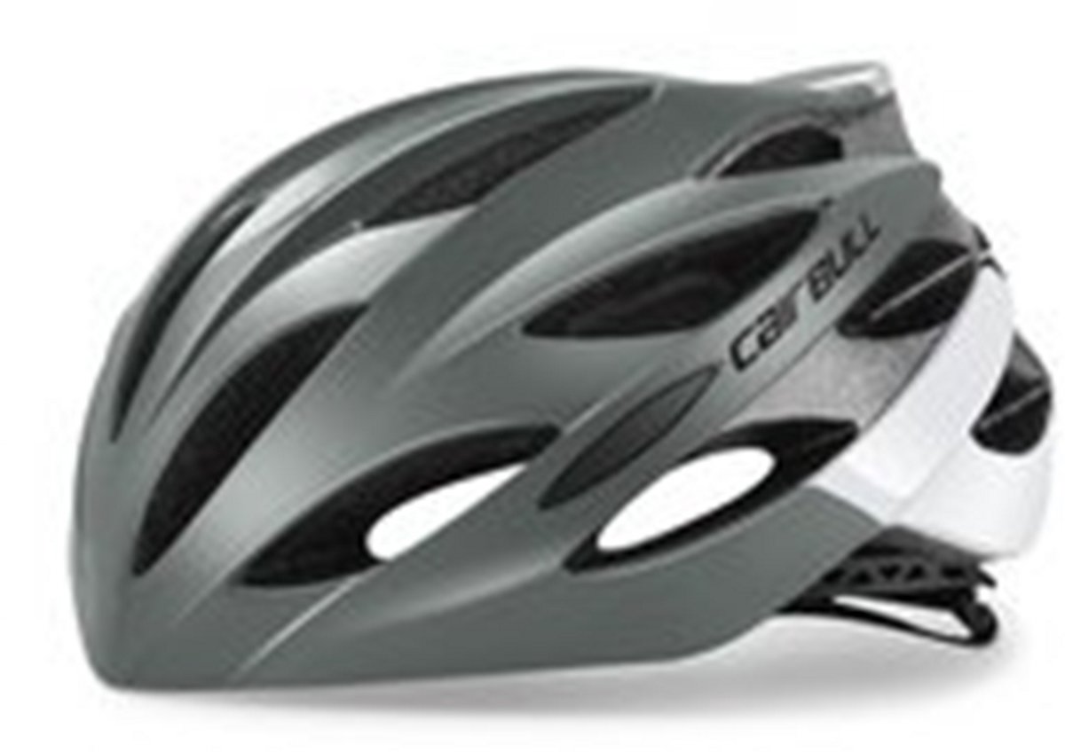 MEETYOO Racefiets Helm - Wielrenhelm - Fietshelm Volwassenen - Sporthelm-(B-WIT)-(M(52-58CM))