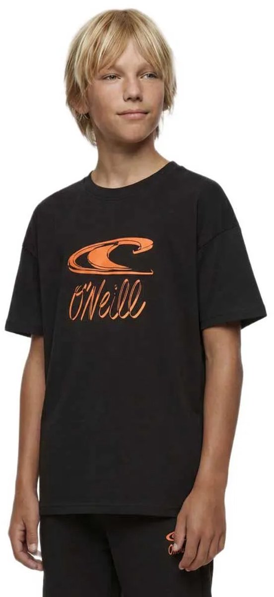 O´neill Essentials T-shirt Met Korte Mouwen 11-12 Years Jongen Zwart