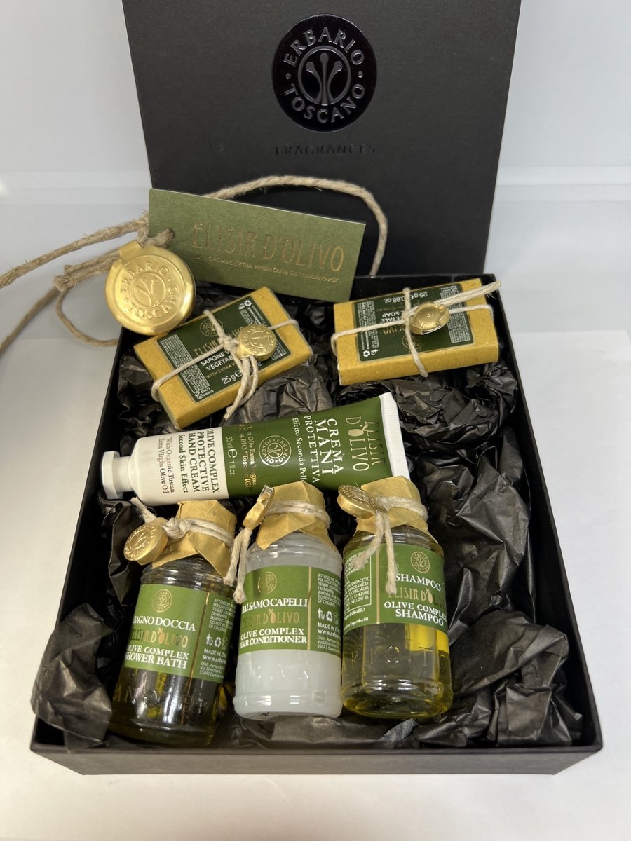 Erbario Toscano set 6 producten Elisir d'Olivo