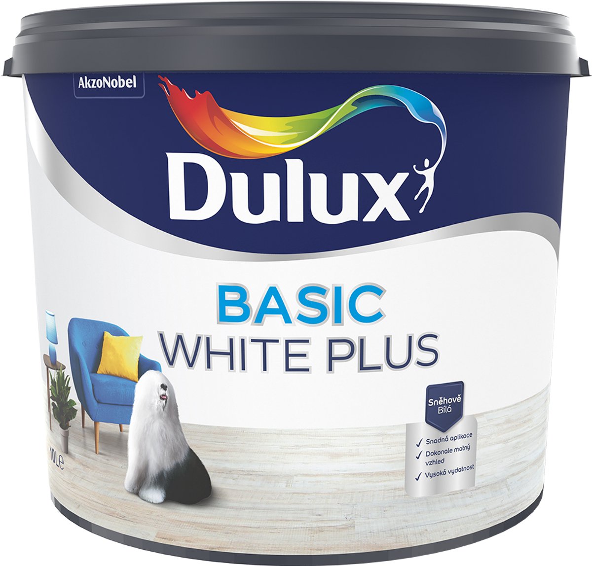 Dulux Basic White Plus 10L