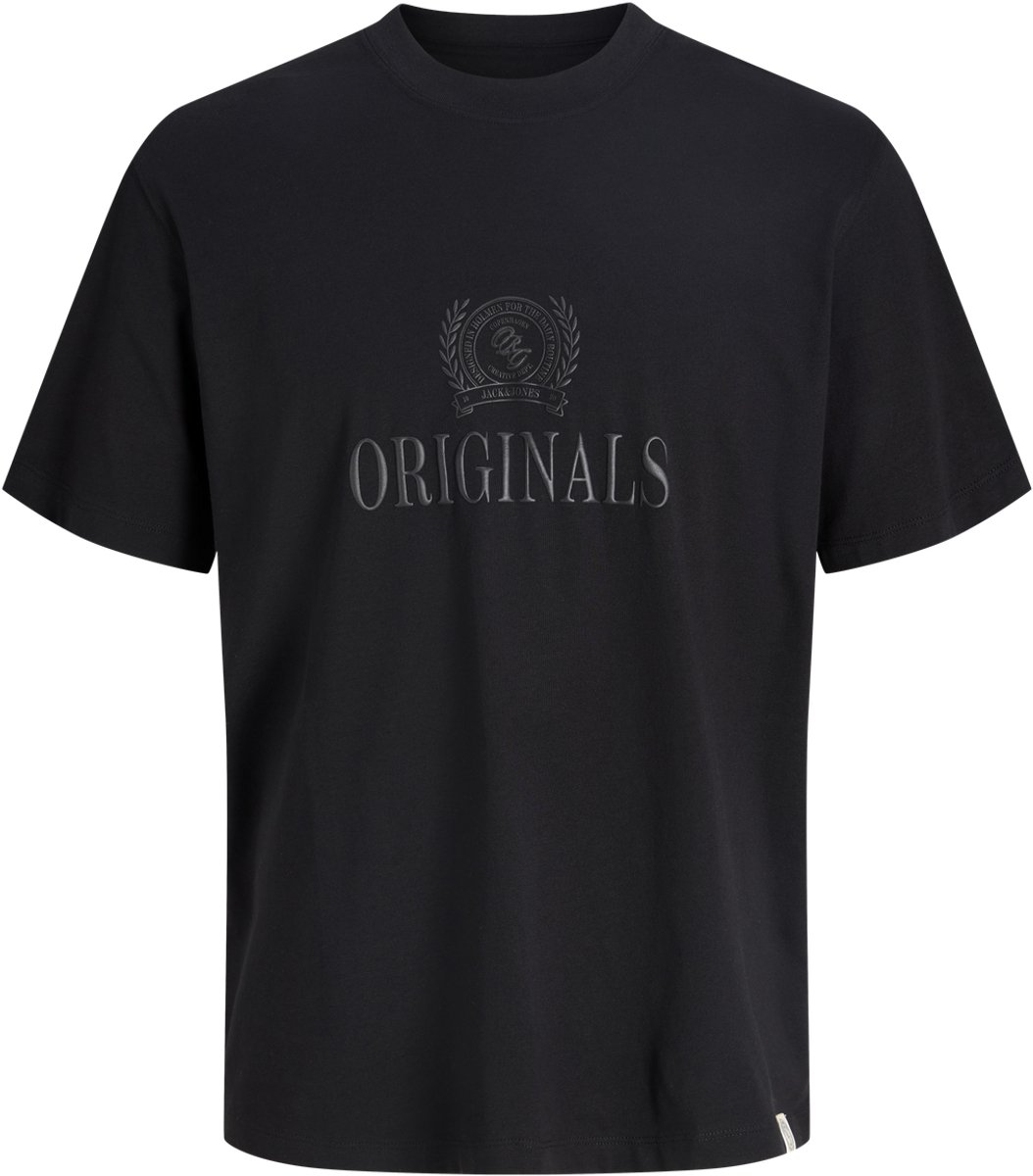 JACK & JONES PLUS - JORFREDERIKSBERG MONOGRAM TEE SS CN PLS Heren T-shirt