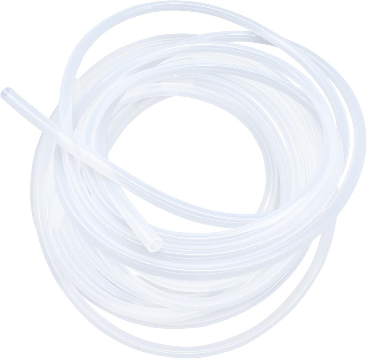 slang voedselkwaliteit slangen 2 mm x 4 mm, lengte 6 meter (19,6 voet), flexibele siliconen rubberbuis luchtslang waterleidingen