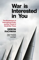 Boekomslag met de titel 'War is Interested in You' en een afbeelding van raketten